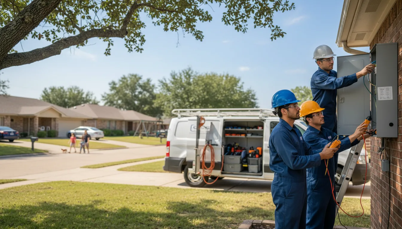 Certified electrician providing emergency electrical services in Mcewen, TN